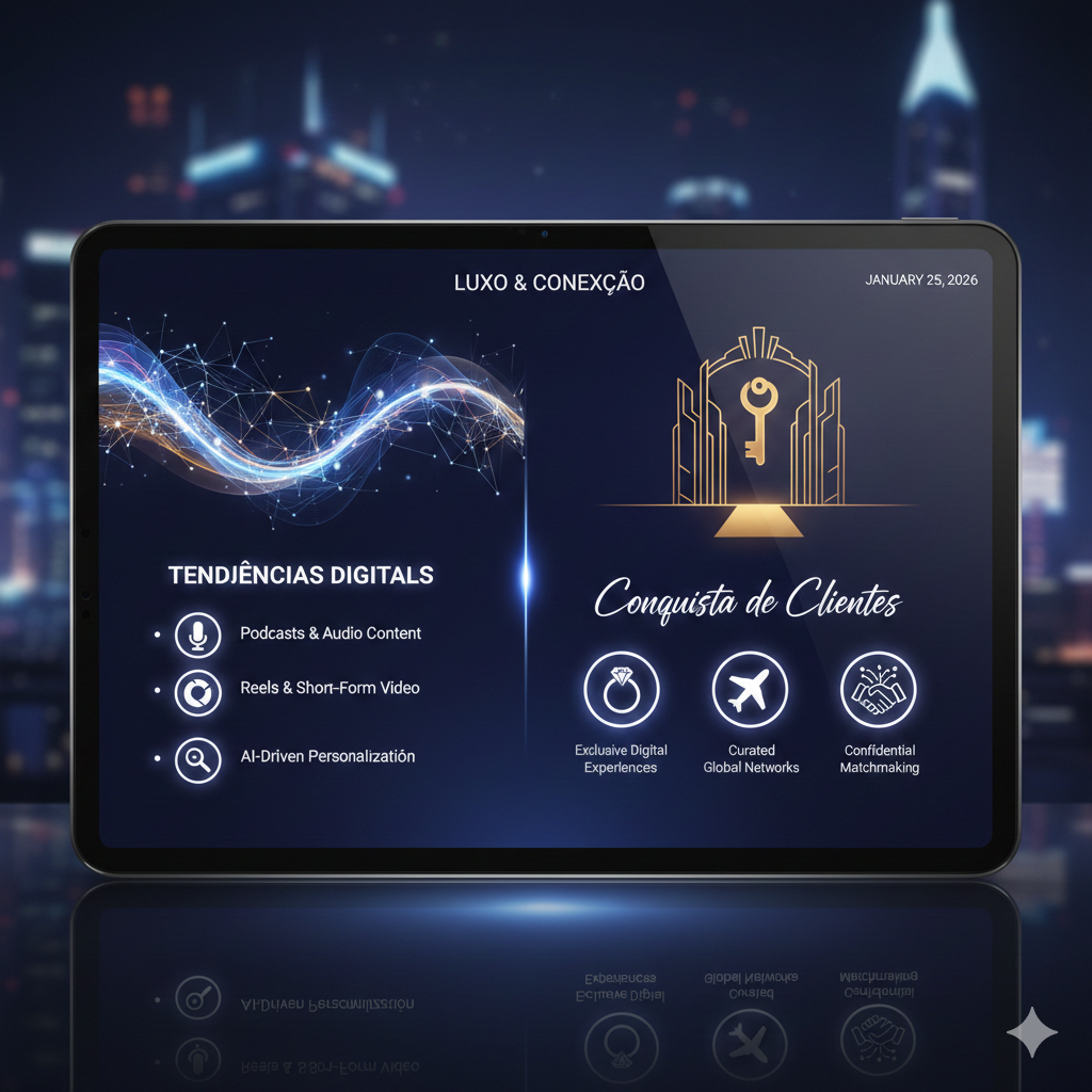 Tendências digitais que estão mudando a forma como acompanhantes de luxo conquistam clientes